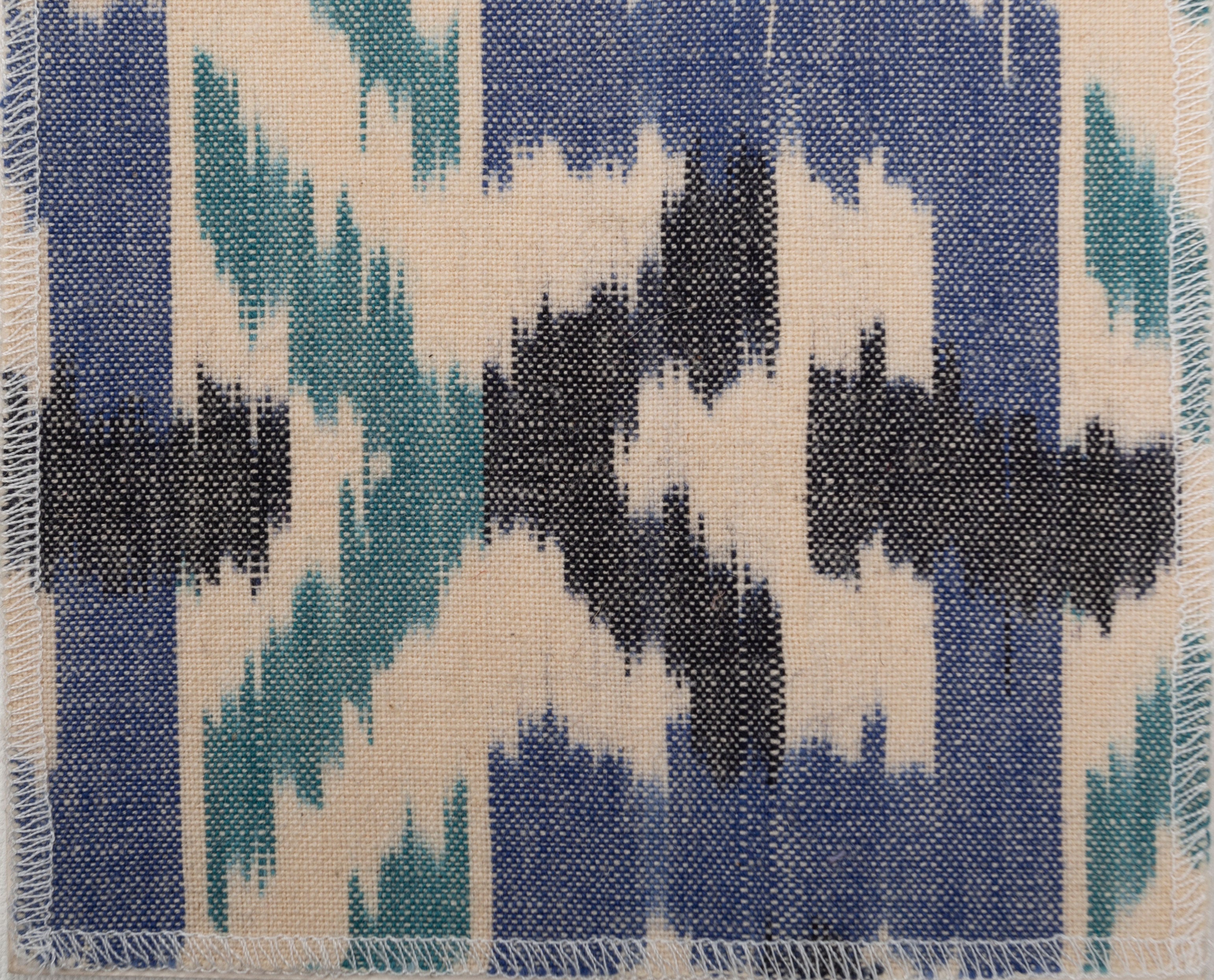 Cotton Ikat 689 Blue Fabric | Premium 100% COTTON Material