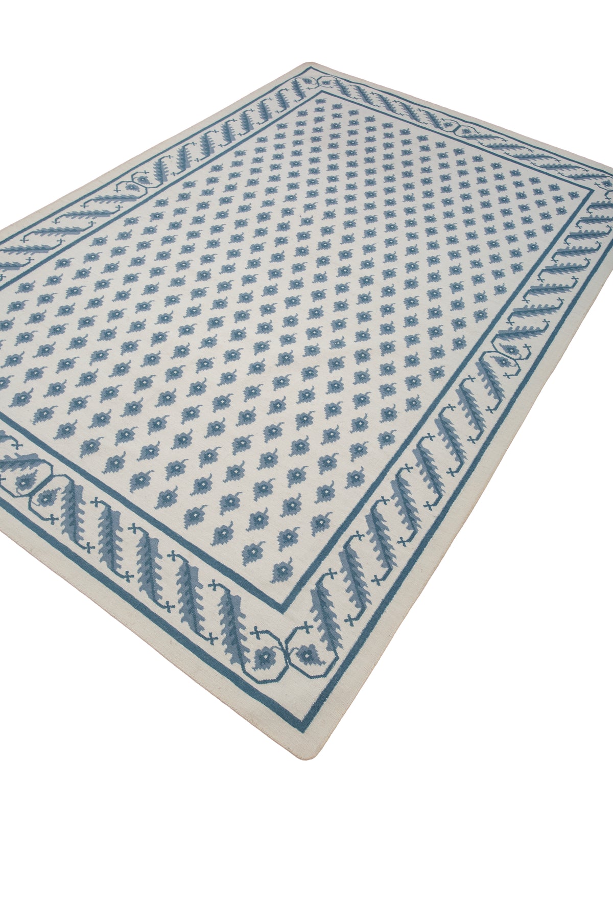 Carlton Smoke Woollen Dhurrie Super Zaminda