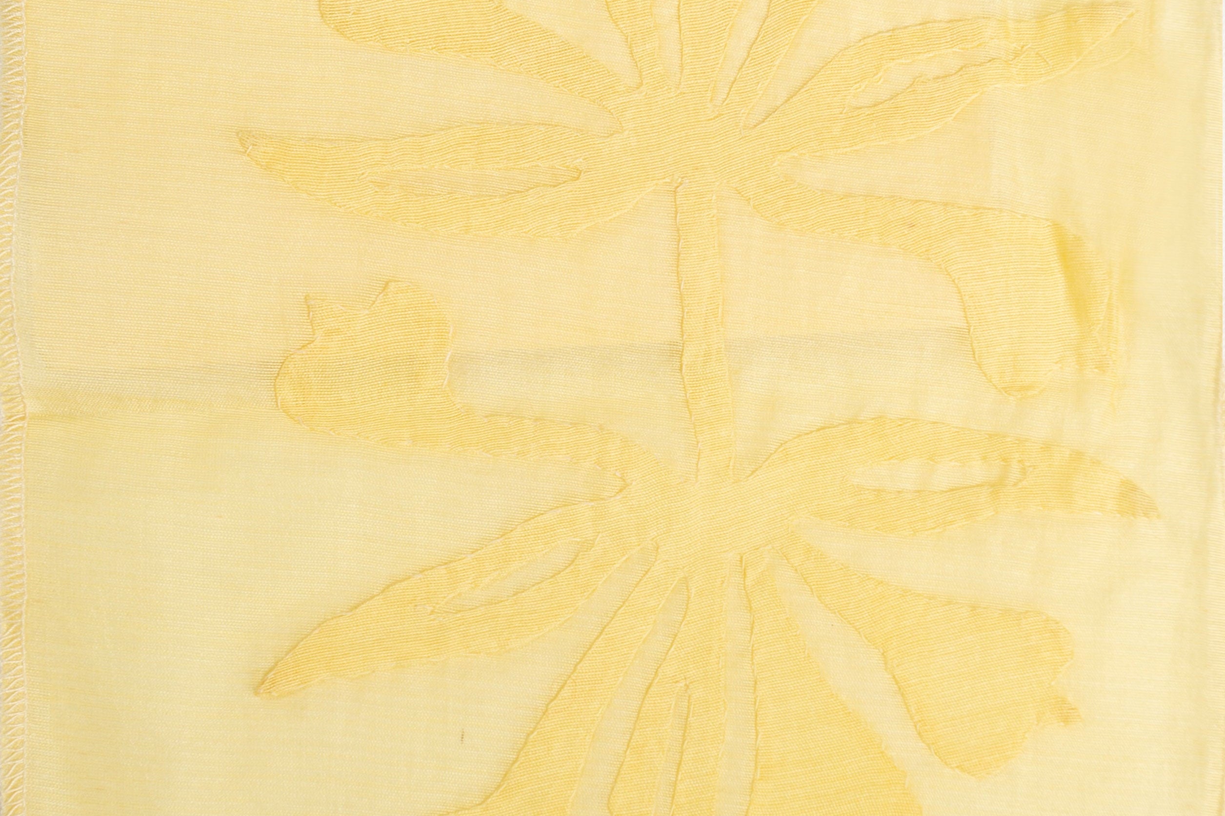 2003022 Buttercup On Buttercup Fabric | Premium 82% COTTON + 18% SILK Material