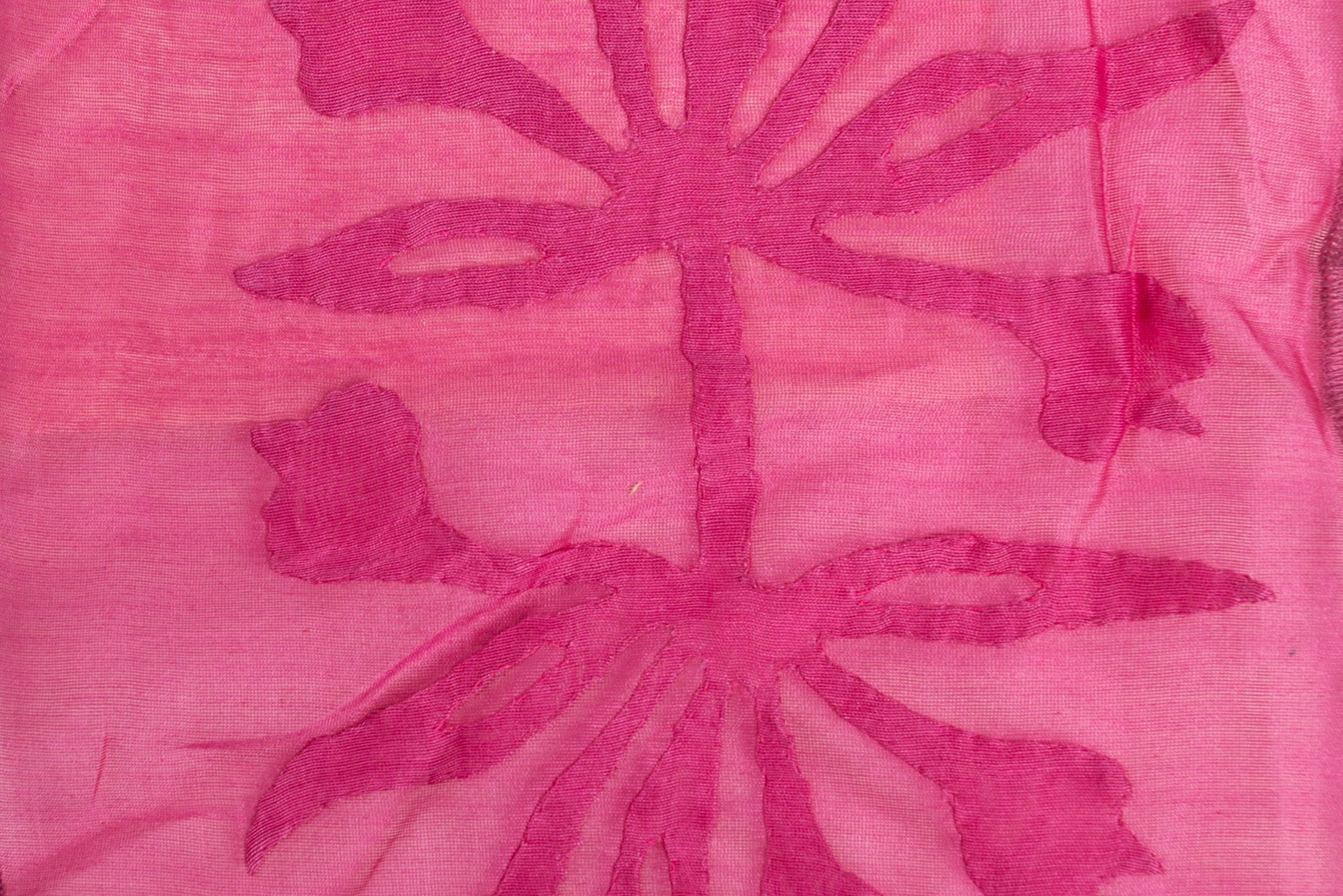 2003022 Magenta On Magenta Fabric | Premium 82% COTTON + 18% SILK Material