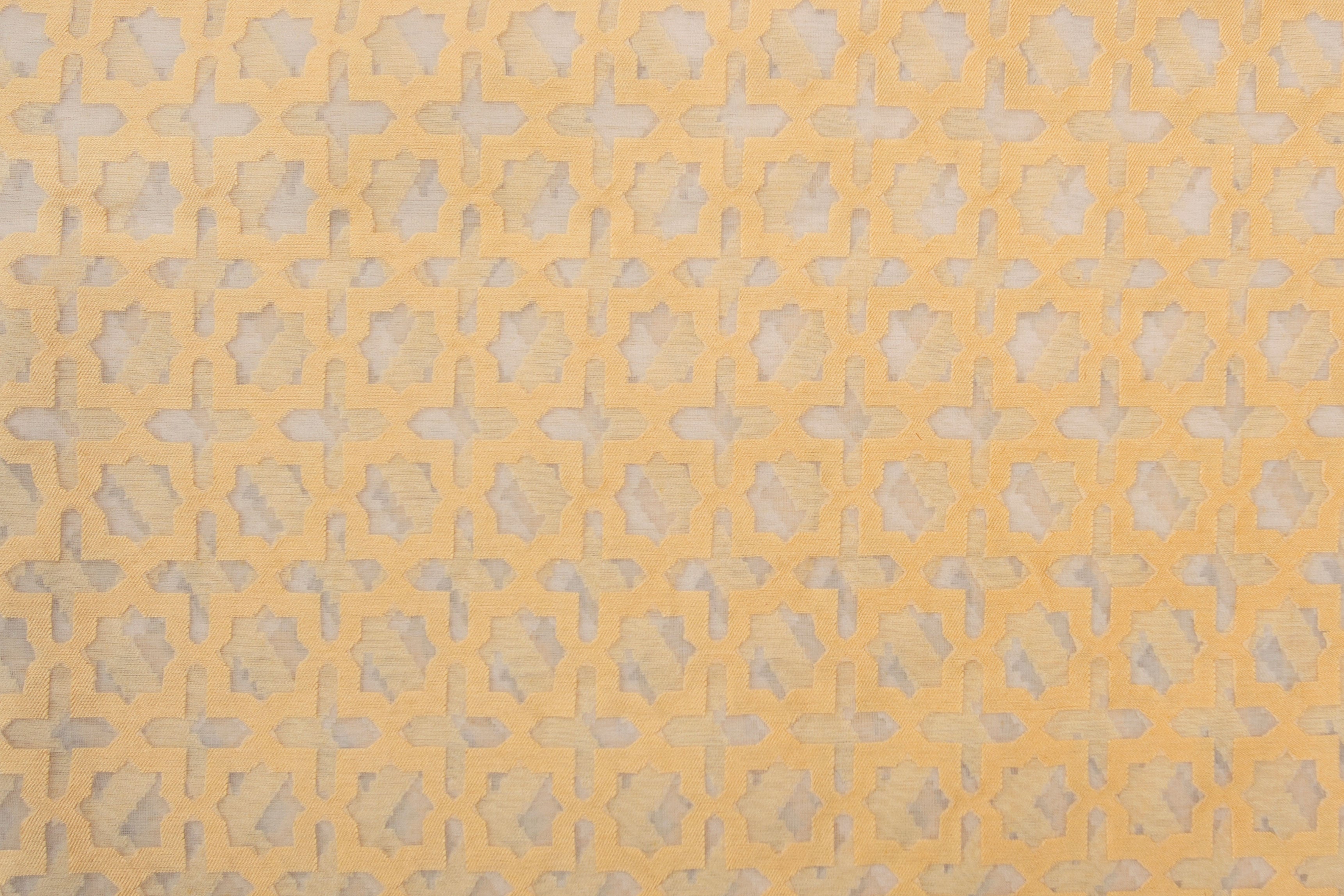 Gold Coast 1 Gold Fabric | Premium 62% VISCOSE + 38% SILK Material