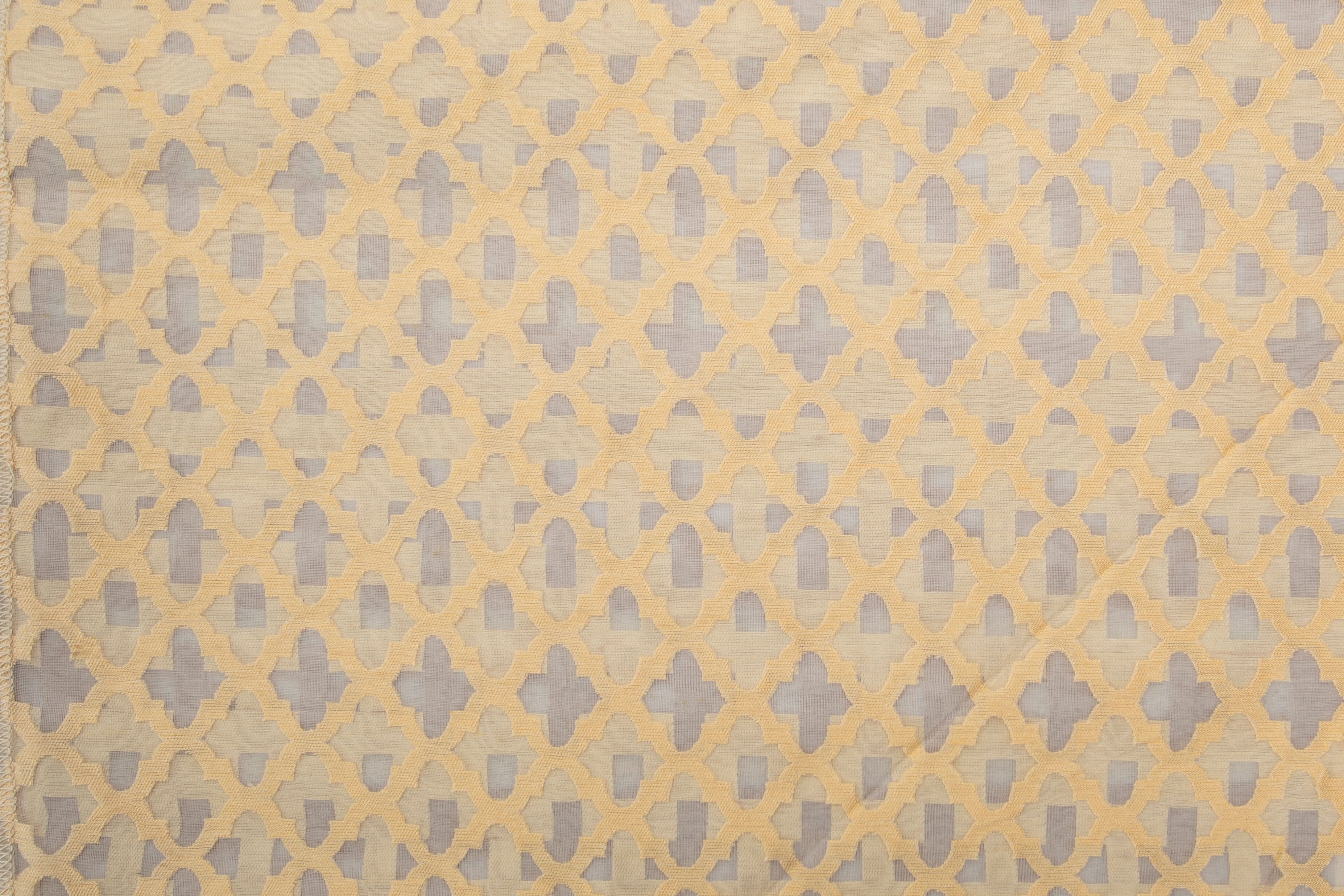 Gold Coast 3 Gold Fabric | Premium 62% VISCOSE + 38% SILK Material