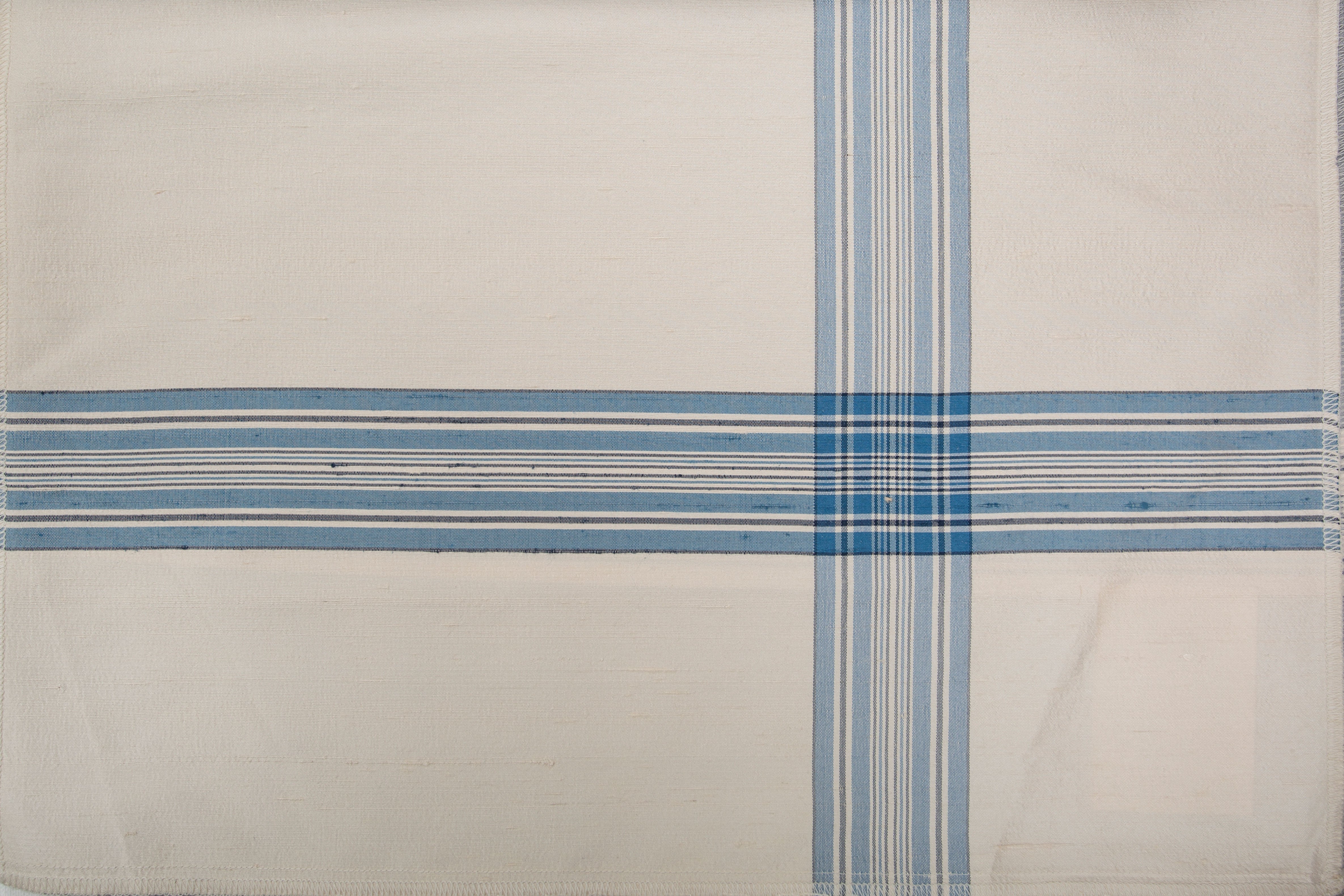 Kings Cross Blue Moon Fabric | Premium 82% COTTON + 18% SILK Material