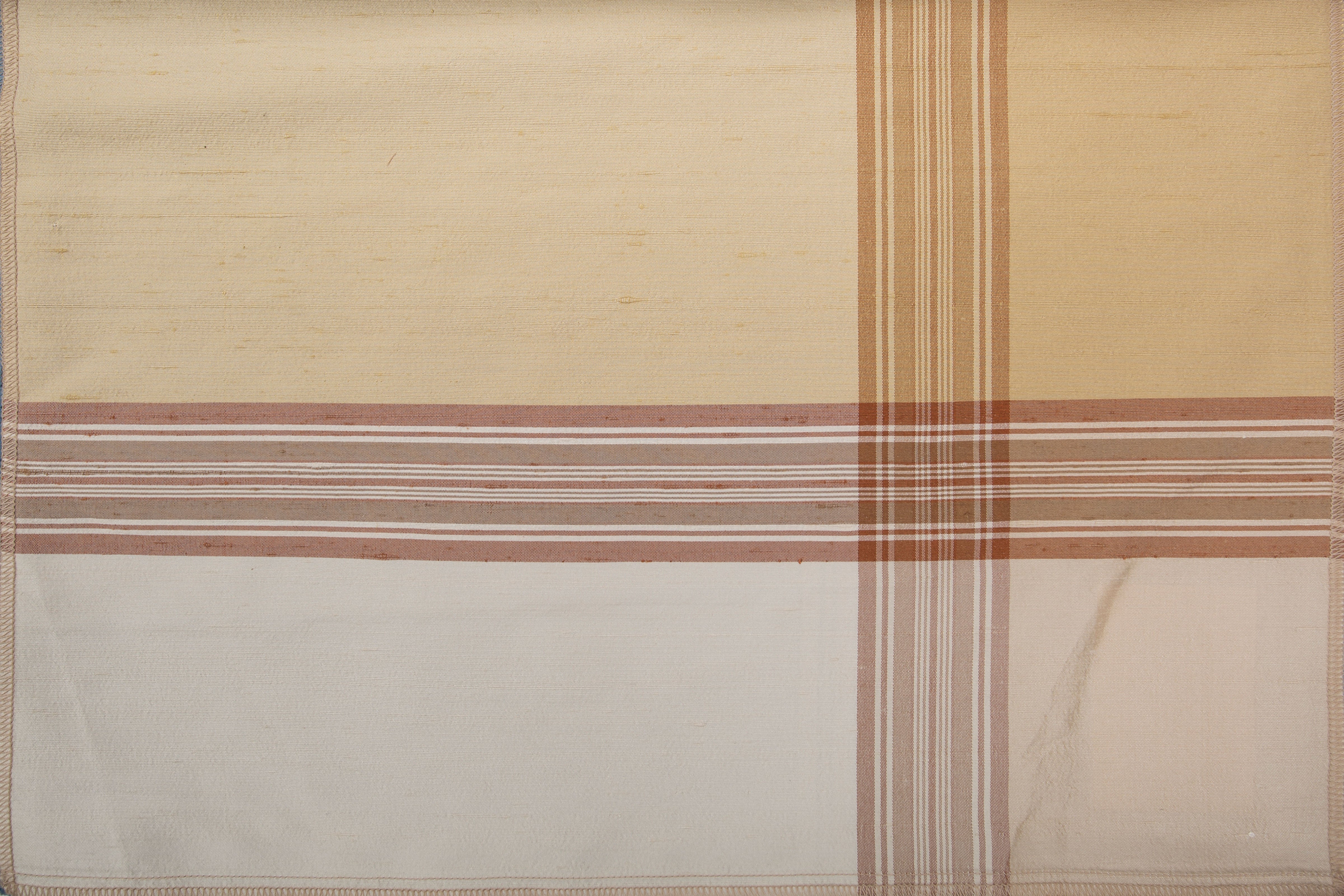Kings Cross Sand Fabric | Premium 82% COTTON + 18% SILK Material